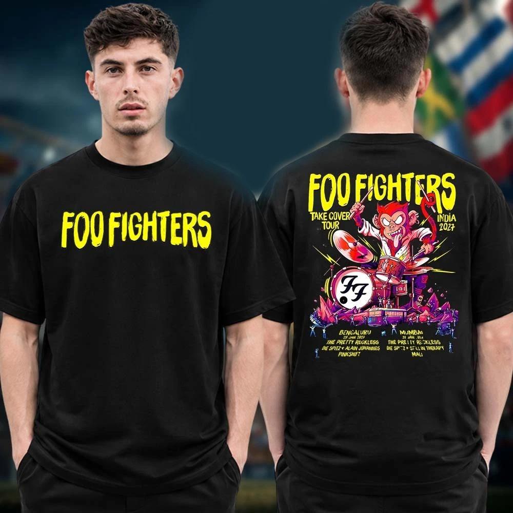 Foo Fighters Take Cover Tour India 2027 Tour Shirt S