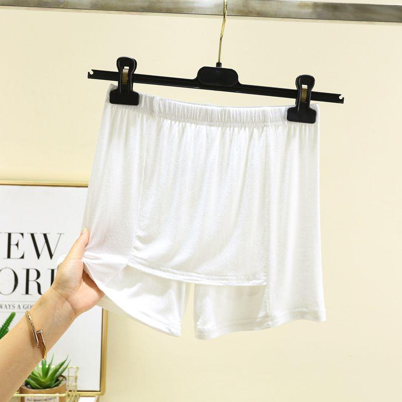 

Модальные защитные шорты женские летние тонкие с охлаждающим эффектом блокирующие треугольник ледяной шелк модная тейп бесшовные леггинсы White L (Recommendation 40.00 kg-55.00 kg