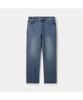 Silijeu Medium Blue Loose Straight Elastic Denim Sapdm26311Inx