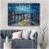Van Gogh Notte stellata Paesaggio astratto Canvas Poster Famoso classico Wall Art Print Immagine decorativa Modern Living Room Decor