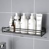 Wall-Mounted Bathroom Storage Rack - Punch-Free, Space-Saving Solution for Toiletries and Cosmetics
