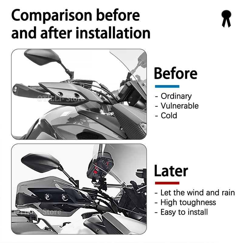 New Motorcycle Handguard Tracer 900 MT09 Hand Shield Protector For Yamaha MT 09 TRACER 900 Handguard Cover 2014 2015 2016 2017
