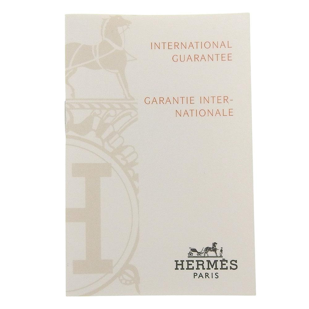 Hermes Armbanduhr Uhren BE1.110 weißes Zifferblatt Edelstahl/Leder Quarz Analoganzeige Damen Gebraucht