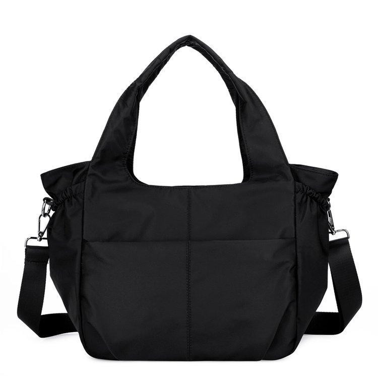 

2024 Новый модный тренд, универсальная сумка для отдыха и путешествий, большая вместимость, оксфордская нейлоновая ручная сумка через плечо, текстурированная женская тканевая сумка