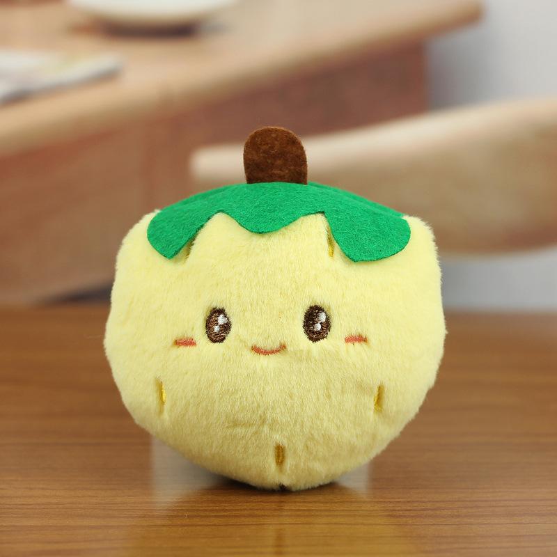 Adorable Strawberry Plush Keychain Soft Toy Cute Fruit Decoration For Bags Keys And