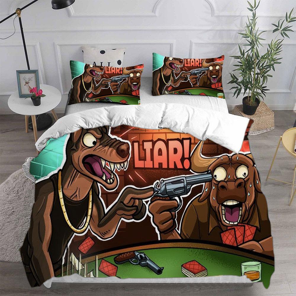 Liar's Bar Bedding Sets Quilt Bed Cover Comforter Duvet Cover Pillow Case 2-3 Pieces Sets Kids Adult Bedroom Decor