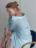 Elssibeui Embroidery Linen Shirt_Blue