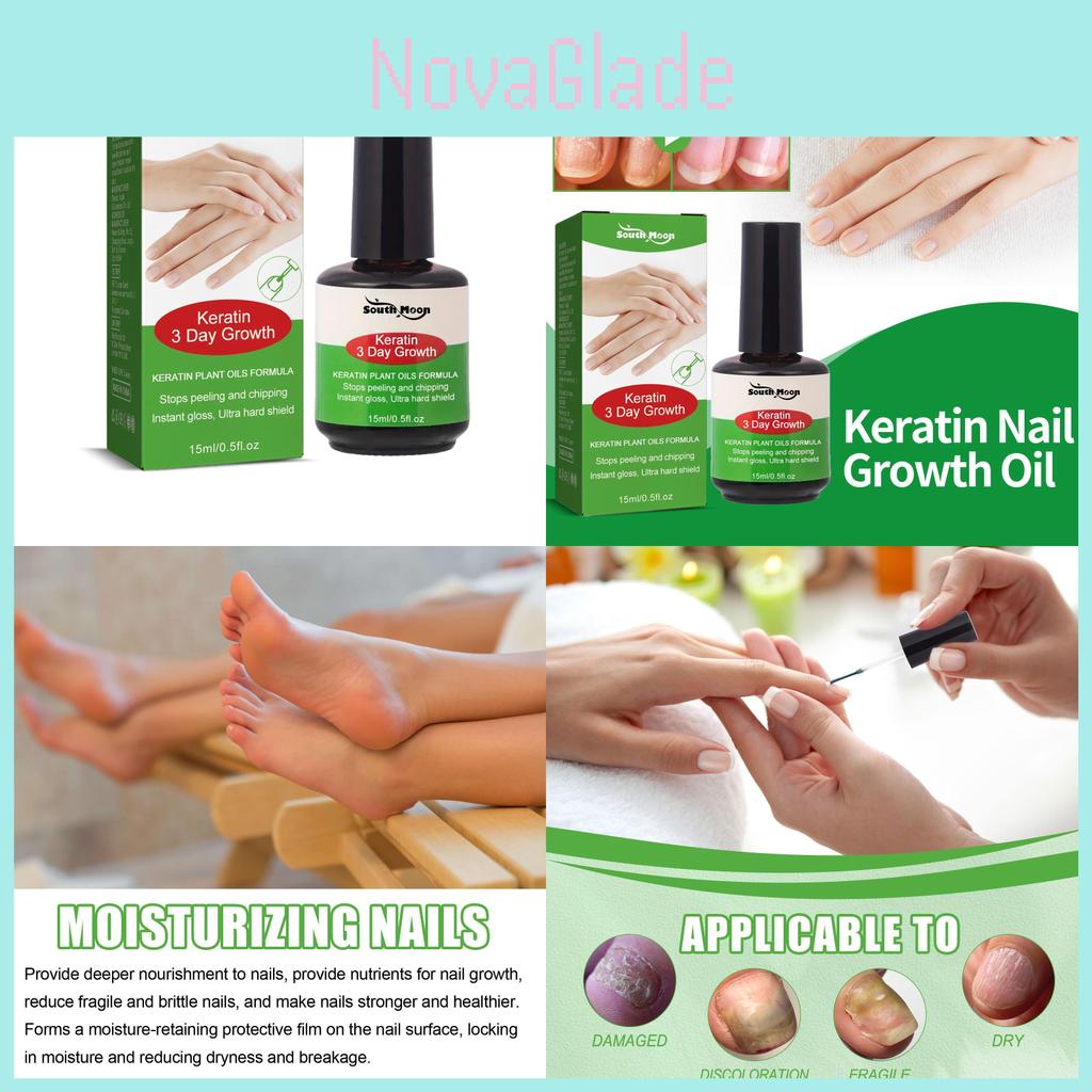 South Moon Nail Care Solution With Tea Tree Oil And Vitamin E For Healthier Nails