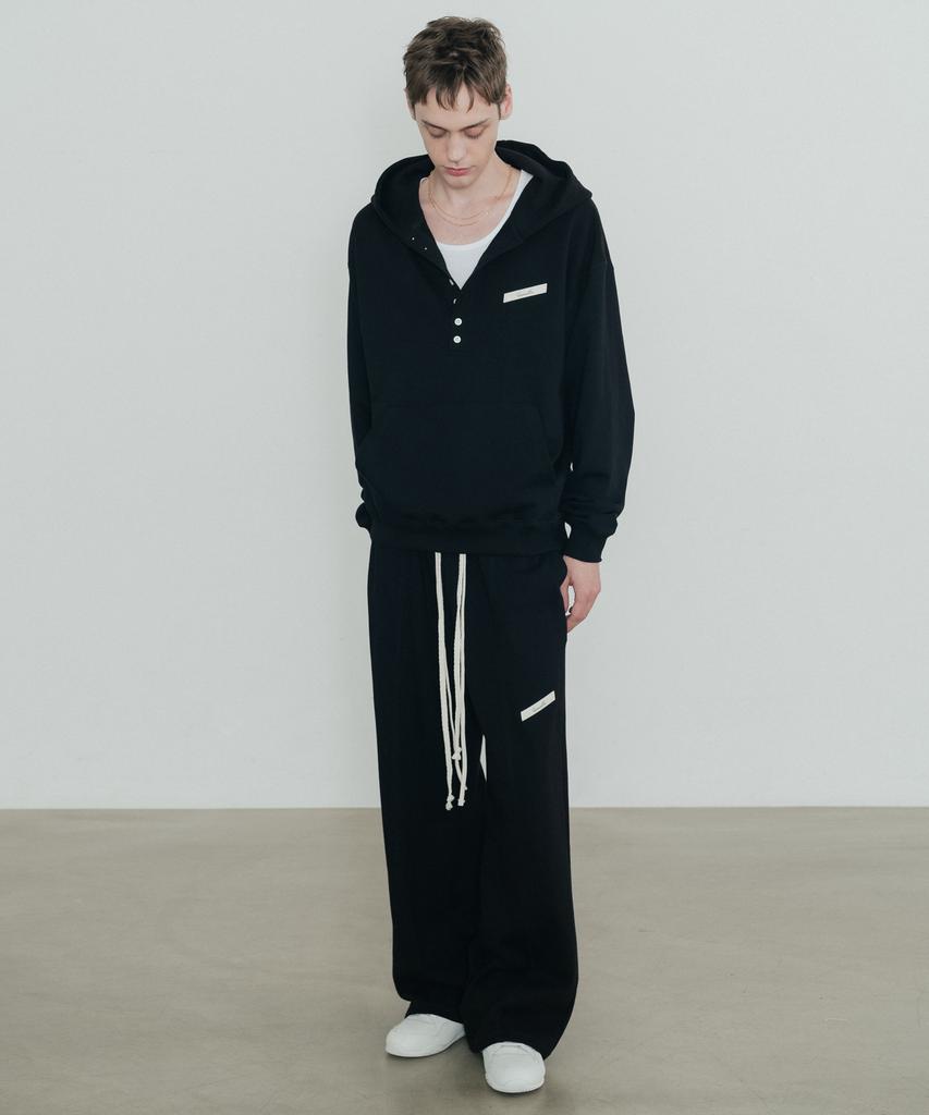 SSIN AND LEE Tailor Cotton Sweatpants Black