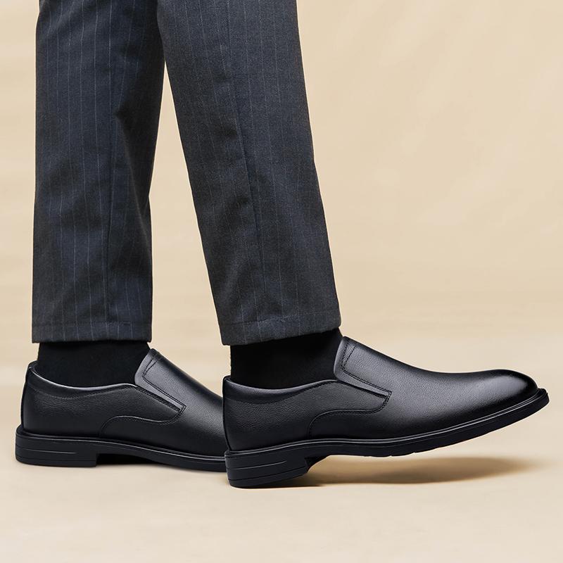 Fashion New Men's Casual Shoes Genuine Leather Men Business Shoes Classic British Style Loafers Moccasins Mens Comfortable Walking Flats