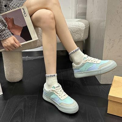 Zapatos Casuales de Mujer Nuevo Diseño Zapatos Vulcanizados de Mujer Zapatilla Deportiva Retro Zapatillas Gruesas de Moda Zapatos Femeninos para Mujer