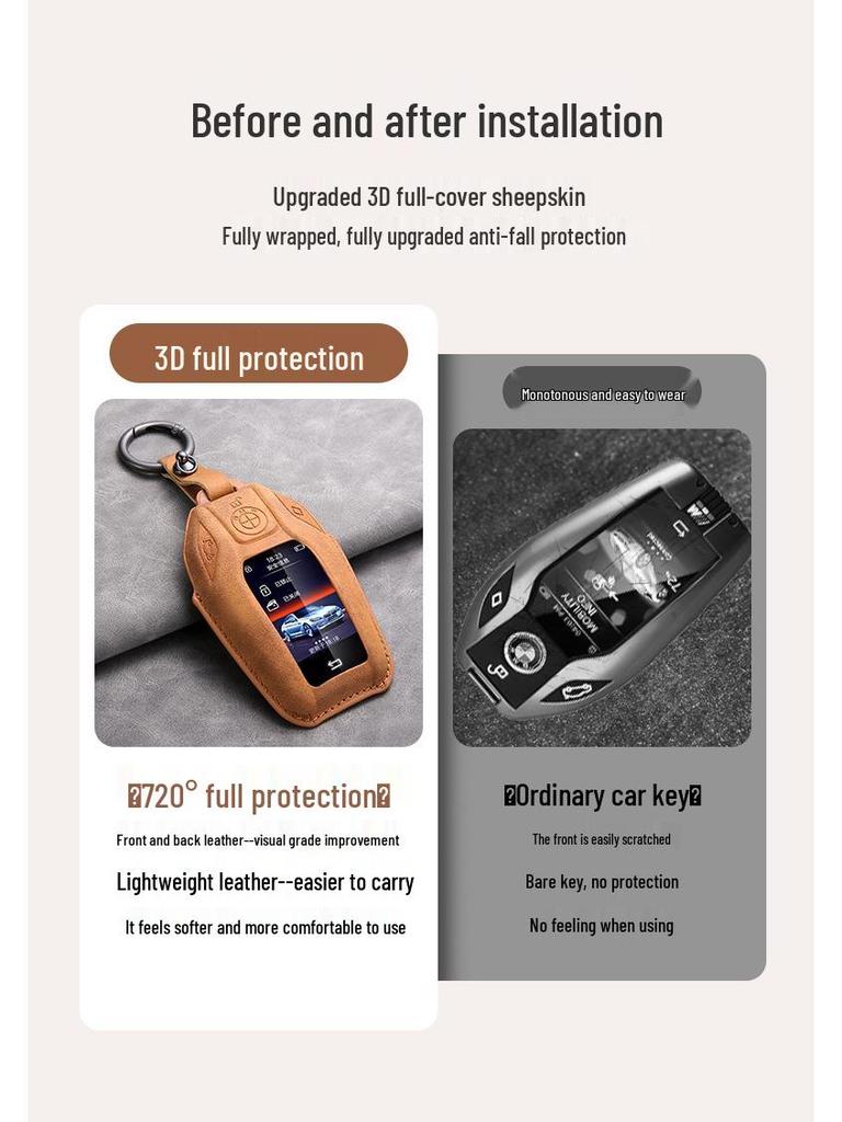 BMW LCD kryt na klíč pro řady 5, 6, 7; X5, X7; 730li, 740; 535le; GT Plášť a přezka