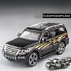 1/32 Mitsubishi Pajero SUV Sport Miniature Diecast Alloy Toy Car Vehicle Model Sound & Light Collection Gift for Children Boys