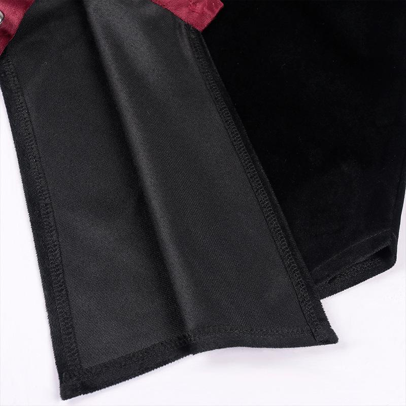 Men’s Halloween Medieval Costume Lace Pleated Shirt