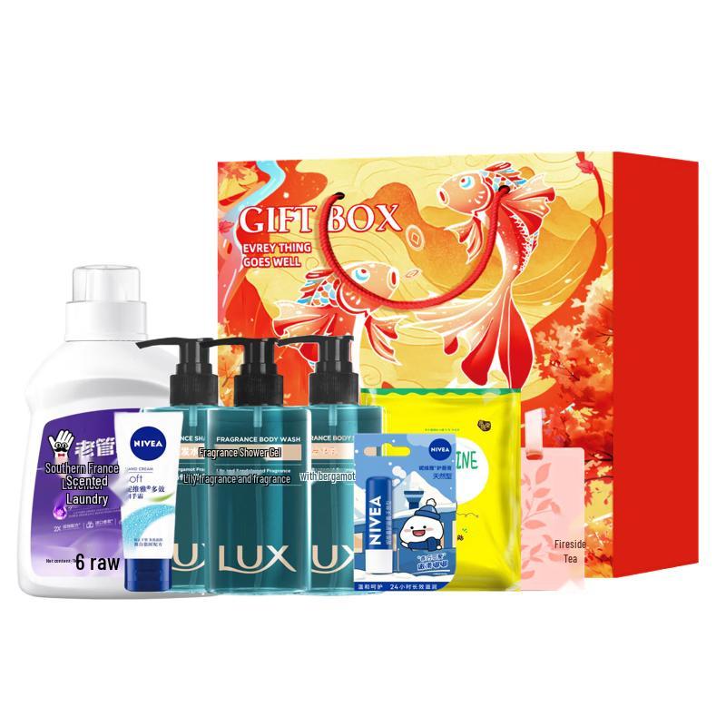 Lux Lily & Bergamot Body Wash Gift Set
