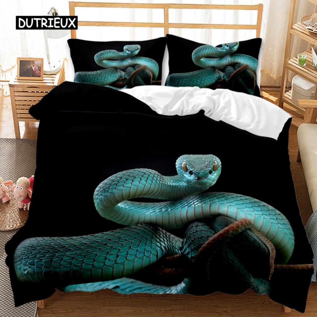 Snake Bedding Set Duvet Cover Set 3d Bedding Digital Printing Bed Linen Queen Size Bedding Set Fashion Design