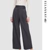 ELLASSAY Women's Winter High-Waist Straight-Leg Casual Trousers
