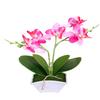 Artificial Butterfly Orchid Bonsai Fake Flower with Pot Home Table Decoration AVE