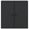 Wall Mounted Cabinet Black 59 X 31 X 60 Cm Engineered Wood