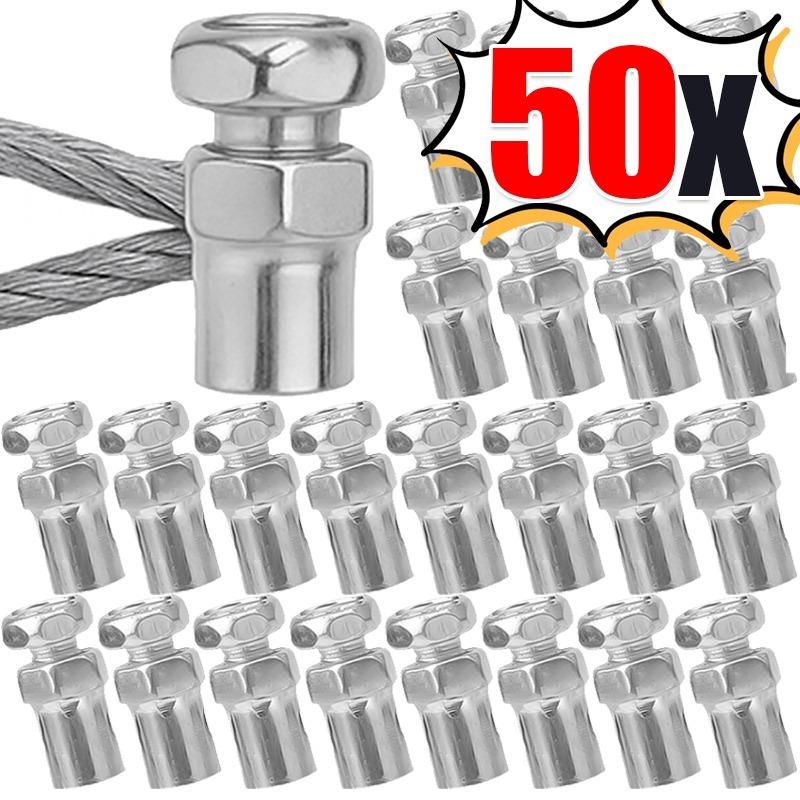 Throttle Cable Stopper Clamp for Motorcycle Scooter ATV Dirt Bike Brake Wire End Adjuster Screw Fixing Buckle Universal Part