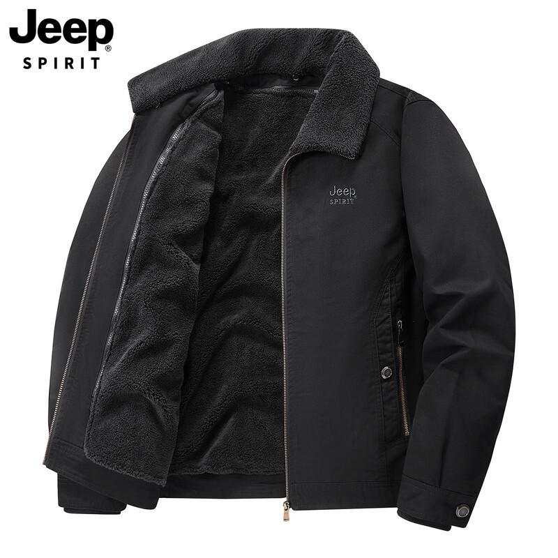 JEEP SPIRIT Men's Removable Lining Cotton Jacket