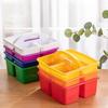Plastic Storage Basket With Compartments For Kids School Crafts And Toy Organization