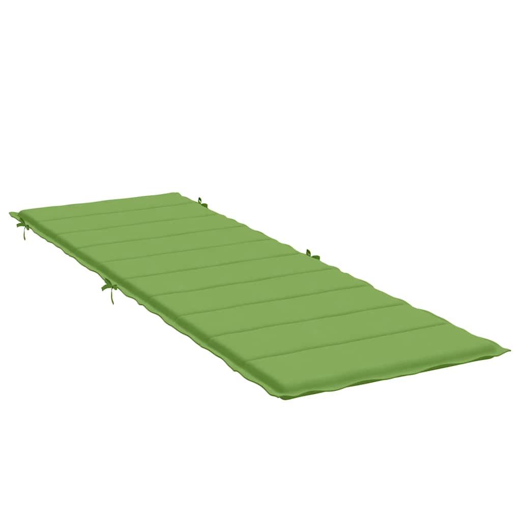 Sun Lounger Cushion, Green Melange, 186X58X3 Cm, Fabric