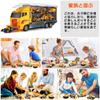 La Gacela Construction Vehicle 1 Storage 11 Mini Car Alloy DIY Working Pull Back Car Construction Work Indoor Birthday Gift Set, Car, Set, Car, Car,