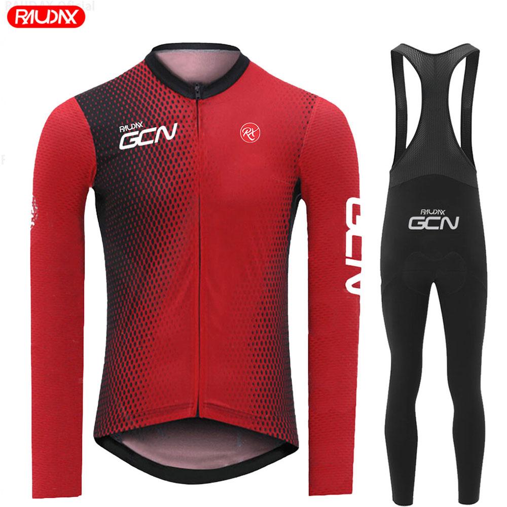 2026 Winter Warm Cycling Clothing Set Man's Long Sleeves Spring Autumn Mountain Bike Cycling Wear Triathlon MTB Cycling Sportwears