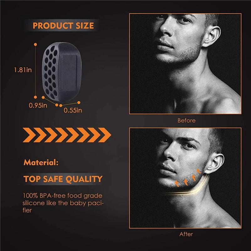 Sports Facial Jaw Exerciser Gym Fitness Ball Jawline Muscle Training Double Chin Reducer Neck Face Slimming Mouth Jawliner
