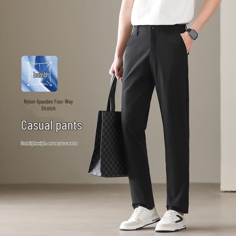 

Firstview Men s Urban Casual Outdoor Thin Straight-Leg Pants FV24D1422 32