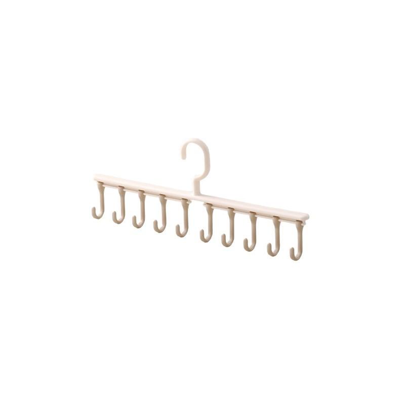 Modern Abs Adjustable Underwear Hanger With Multifunction Closet Hooks For Home Storage