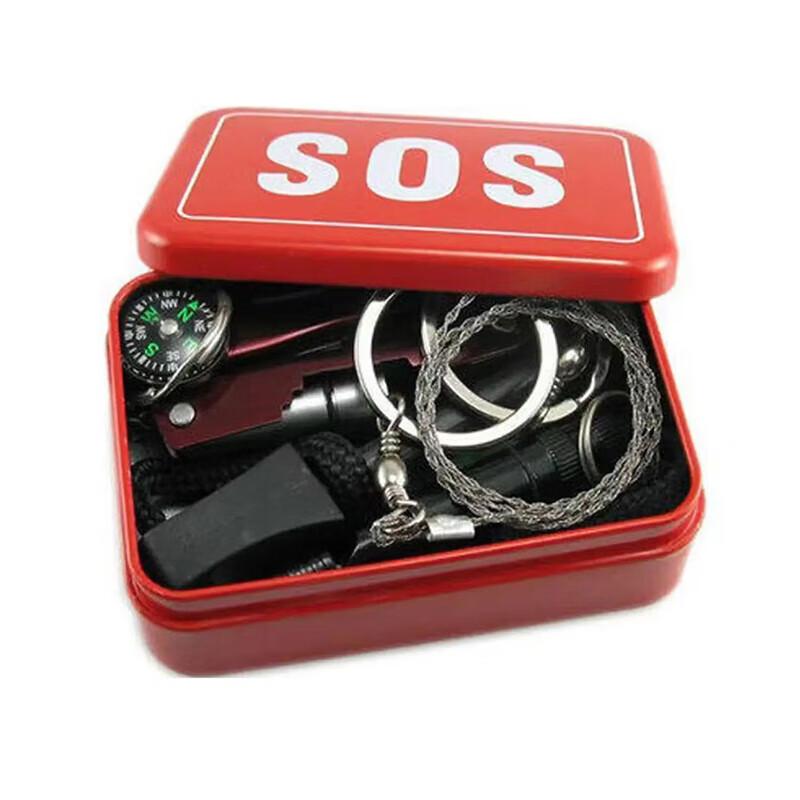 Outdoor Multi-functional SOS Emergency Survival Tool Kit