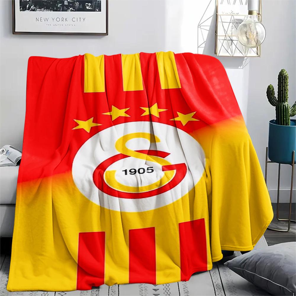 1PC Galatasaray S Patterned Flannel Blanket Suitable For All Seasons for Home Decor Warmth and Comfort Gifts Holiday Present