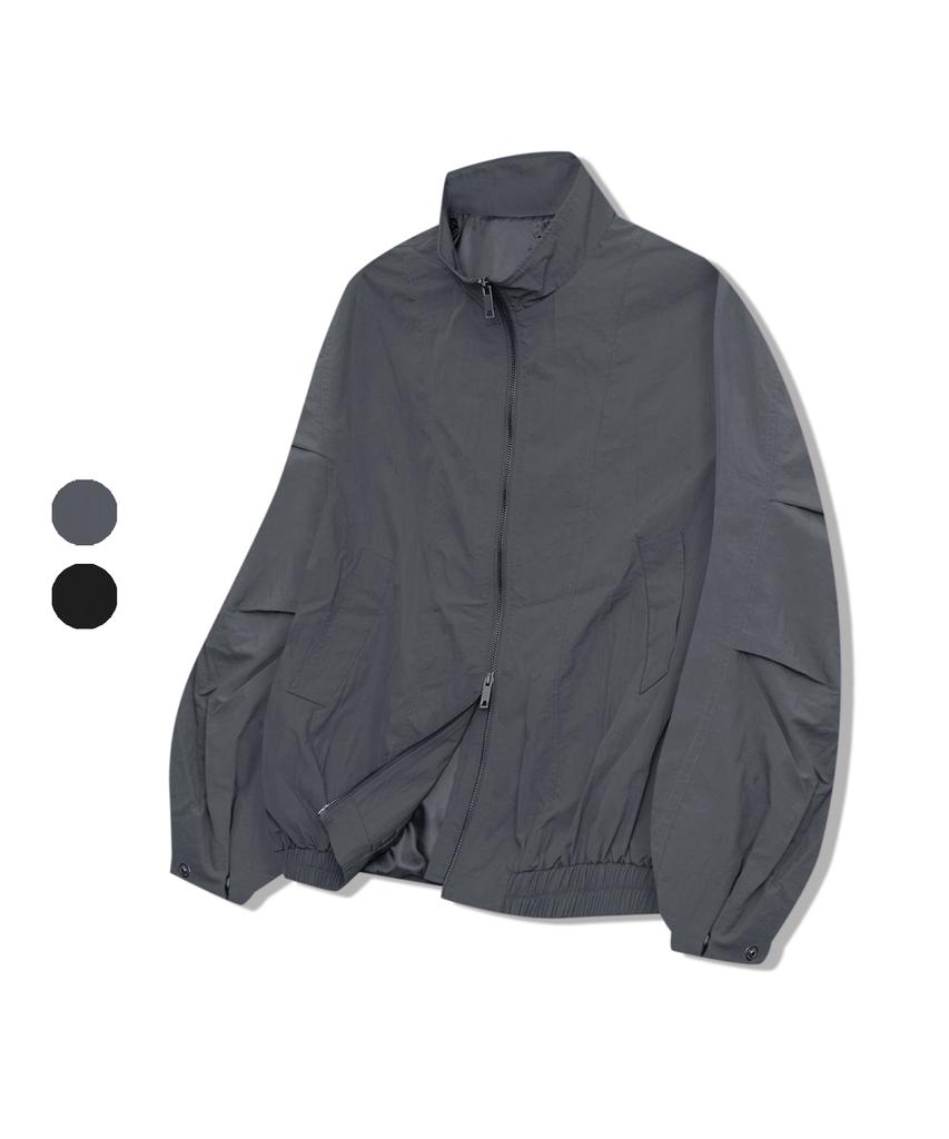STANDARDERROR 87-Stan295 Nylon Slash Curved Windbreaker (2 Colors)