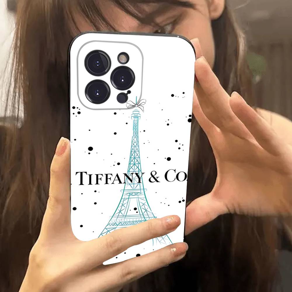 Ästhetisches Blau T-Tiffany Handyhülle Für Iphone 17 Air 16 15 14 13 12 11 Pro Max 16 15 14 Plus TPU Weiche Hülle
