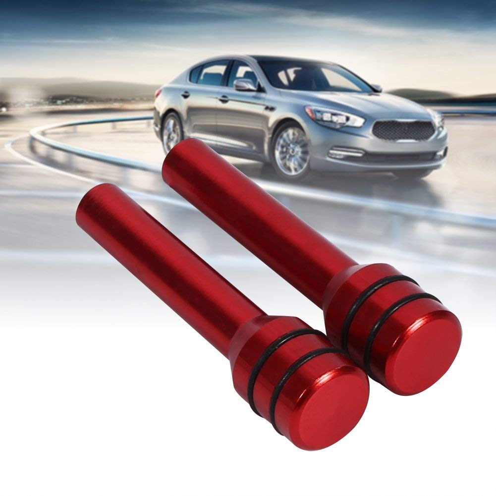 Aluminum Alloy Interior Door Lock Knob Knob Pin Auto 2pcs Qiilu Car Door Lock