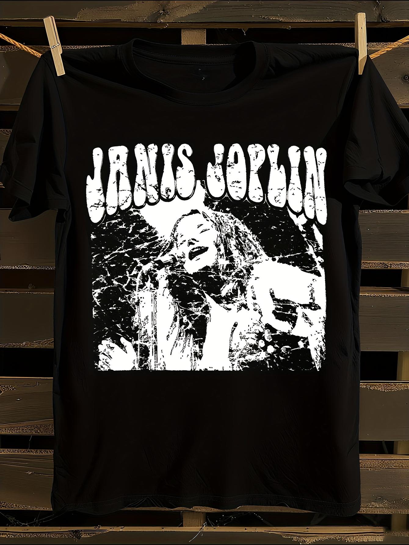Janis Joplin Vintage Rock Band Graphic T-shirt XXL