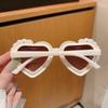 Cute Children's Sunglasses, Boys' and Girls' Sunglasses, Heart-shaped Sunshade Glasses, Decorative Glasses