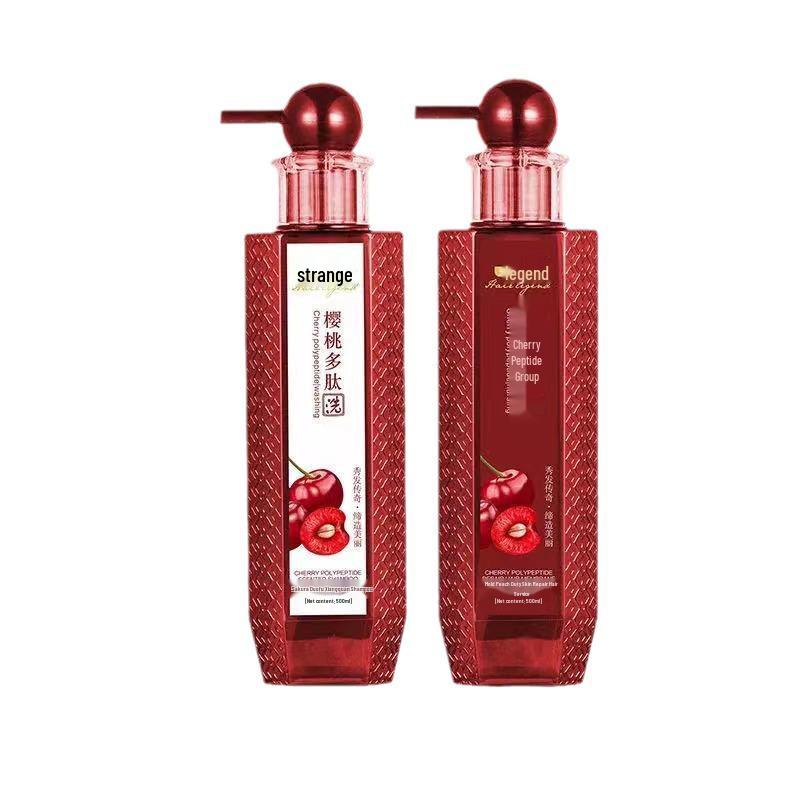 Legendary Cherry Peptide Shampoo & Hair Mask Set: Smoothing, Repairing, & Long-Lasting Fragrance