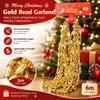 PET Electroplated Christmas Bead Garland
