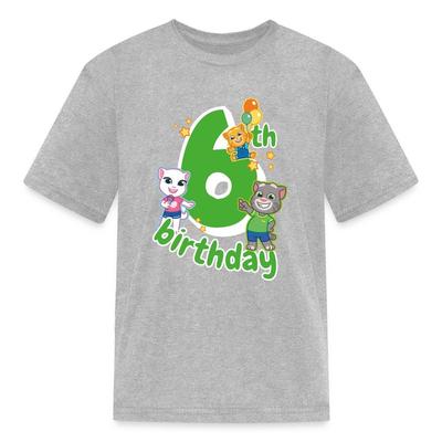Talking Tom and Friends 6th Birthday Kid's T-Shirt