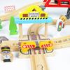 New Kinds of Wooden Tracks Accessories Beech Wood Railway Train Track Bridge Tunnel Station Fit for Wood Tracks Toys for Kids