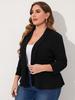 Women's White Blazer Jacket with Flared Sleeves, Casual Slim Fit Suit Coat for Office or Daily Wear