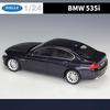 Welly 1/24 BMW 5 Series 535i Alloy Car Model Diecast Metal Toy Vehicles Car Model High Simulation Collection Childrens Toy Gifts