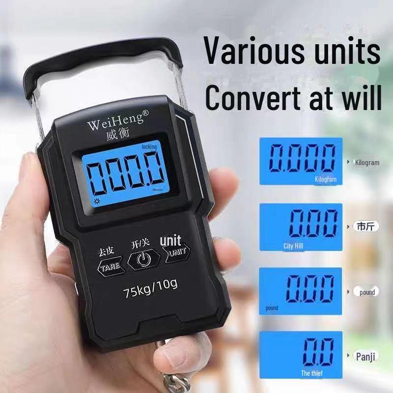 Cântar electronic portabil de mână de înaltă precizie pentru bagaje și pește