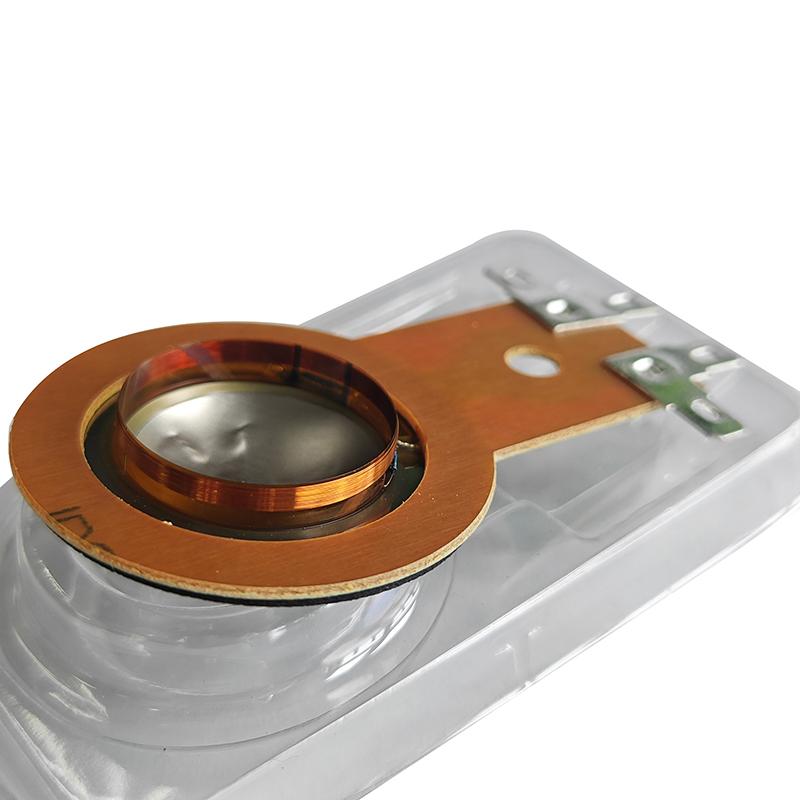 1Pc Repair Parts 25.4Mm Tweeters Voice Coil Round Speaker Treble Coil Horn Titanium Film Copper Clad Alumium Diaphragm