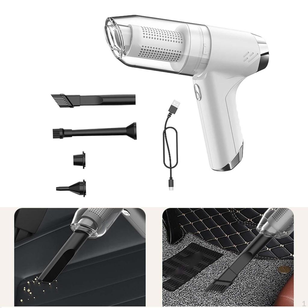 Car Vacuum, Handheld Vacuum Cleaner, Hand Cleaner Portable Cordless Mini