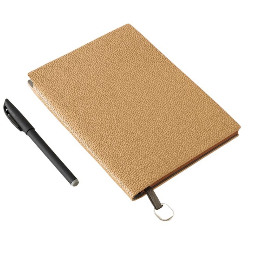 

A5 Business Notepad Litchi Leather Student Diary Work Notepad Excerpt Book Office хаки