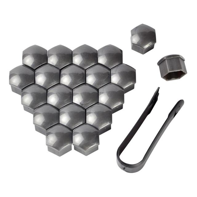 20Pcs Car Wheel Nut Caps Protection Covers Caps Anti-Rust Car Tire Screw Caps Nut Bolt Auto Exterior Accessories 17/19/21mm